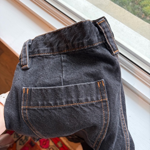 Oak + Fort Cargo Wide leg Jean with Snaps For Barrel Leg - Picture 11 of 11